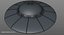 3D model alien spaceship ufo