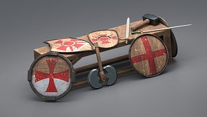 Medieval Shield and Sword Collection 3D model