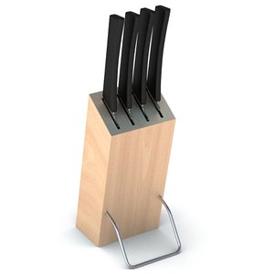 maya knife block