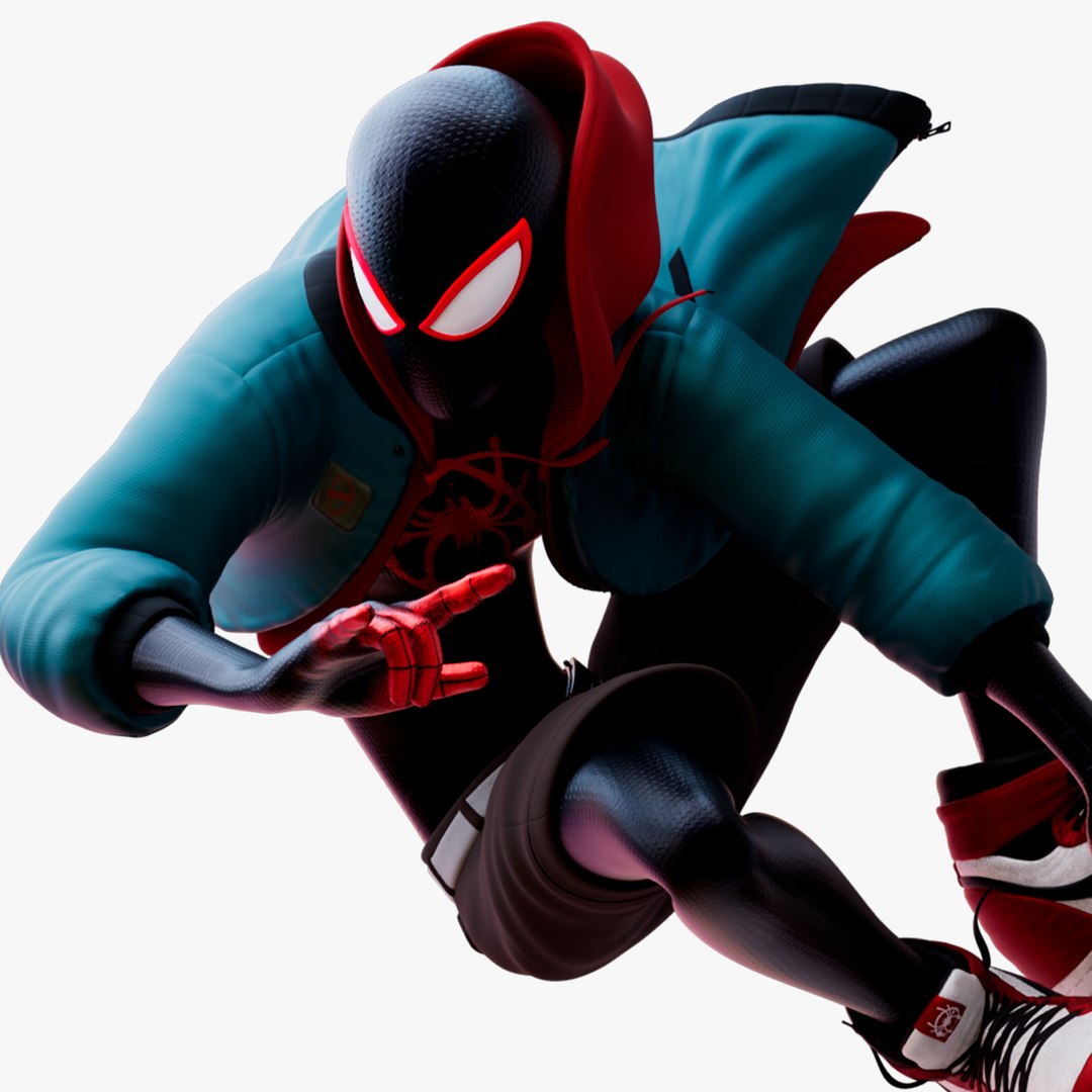 Spider-Man - Miles Morales Rig for Maya - Spiderverse 3D - TurboSquid ...