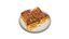 Sanduíche de Omelete com Queijo e Carne Almoçada