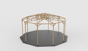round pen 3D model model