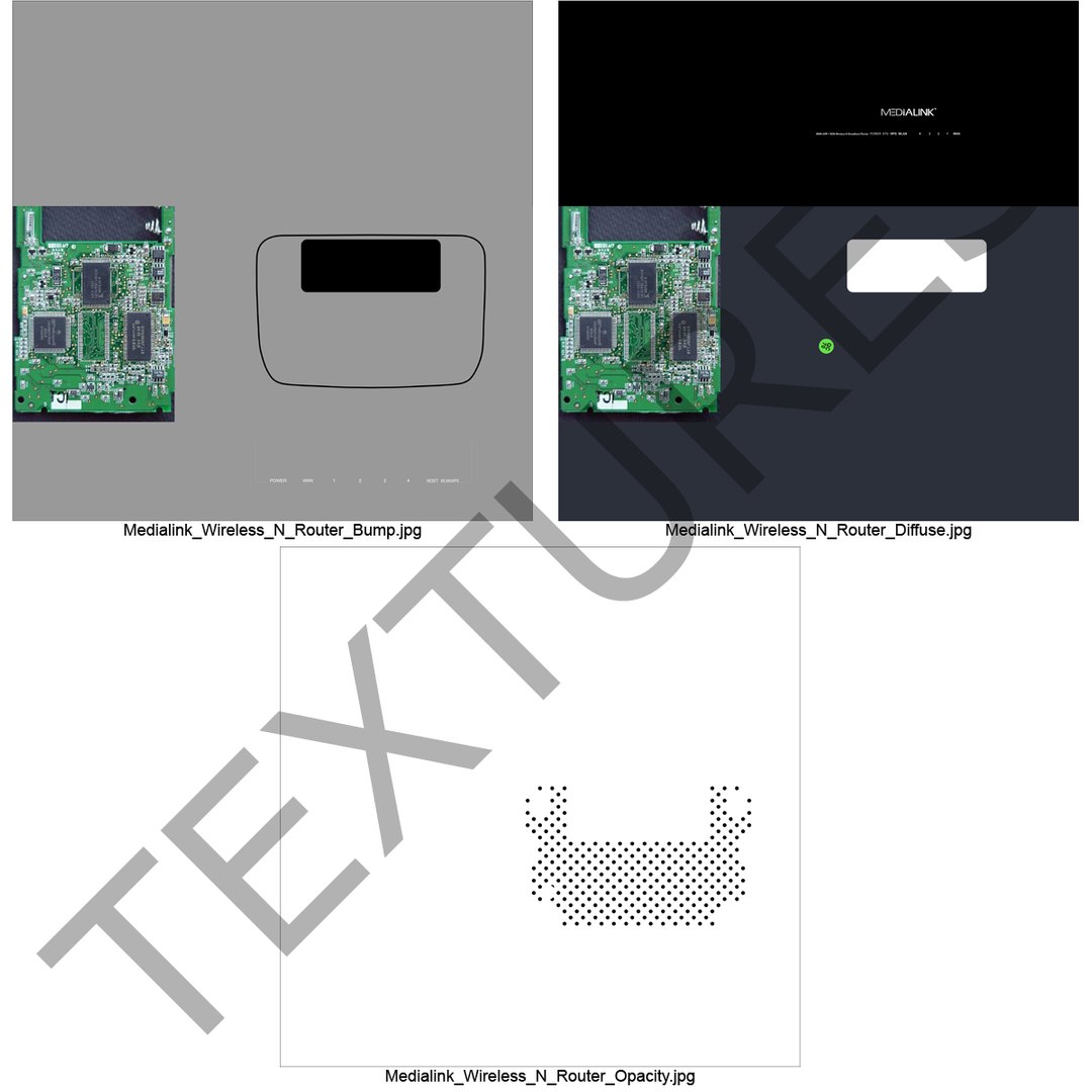 medialink wireless n router 3d model https://p.turbosquid.com/ts-thumb/Cq/uVWhDw/gwNAKtNB/199769_medialink_wireless_n_router_002/jpg/1368449951/1920x1080/fit_q87/89062fec63b0876980c6a535e8e4f9125748ac89/199769_medialink_wireless_n_router_002.jpg