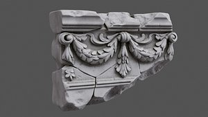 Ancient Roman Carved Frieze model