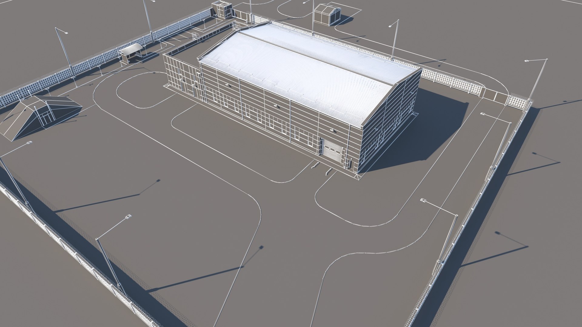 3D Model Water Supply Building - TurboSquid 2355892