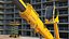3D Mobile Crane Liebherr Working Rigged