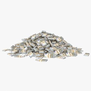 5 Euro Bill Stack Pile