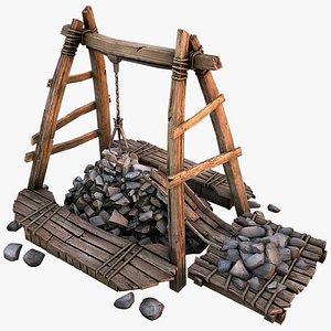 Quarry Stone Rock Mine 3D