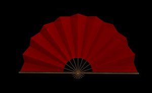 chinese fan 3d model