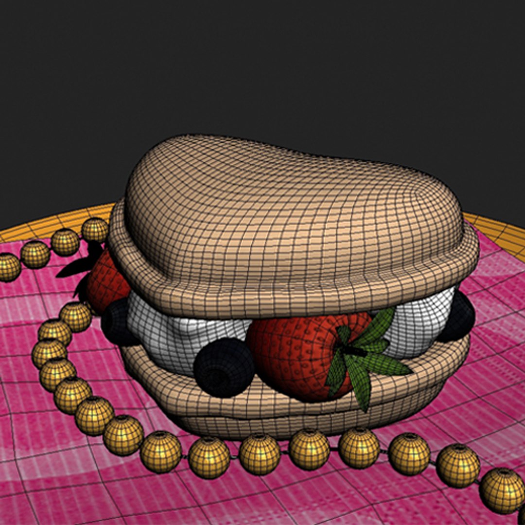 Macaron 007 3d Model