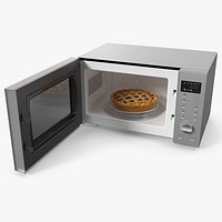 Kitchen Microwave With Pie