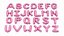 3D balloon alphabet
