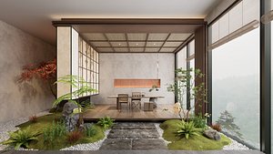 Japanese-style tea room