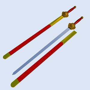 3d jian chinese sword model