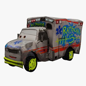 Disney Cars 3 Dr Damage model