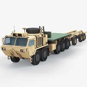 3D model Palletized Load System Oshkosh A1 Trailer