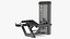 Grey Prone Leg Curl Trainer Freemotion Rigged for Cinema 4D