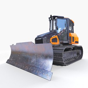 Crawler Dozer Doosan dd100 3D model
