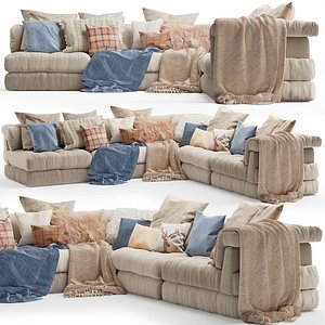 Sofa Ethnic 3D model