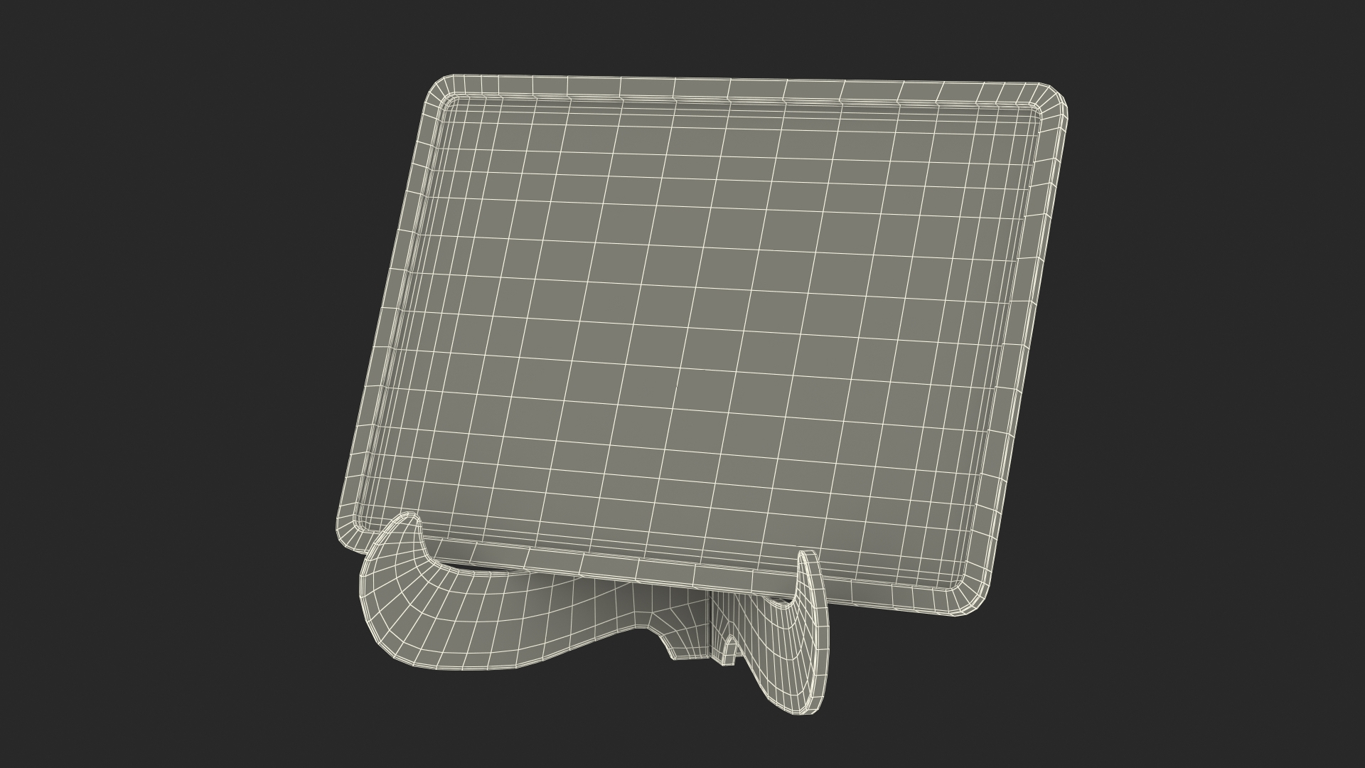 3D Small Plywood Chalkboard On Stand Model TurboSquid 2158229