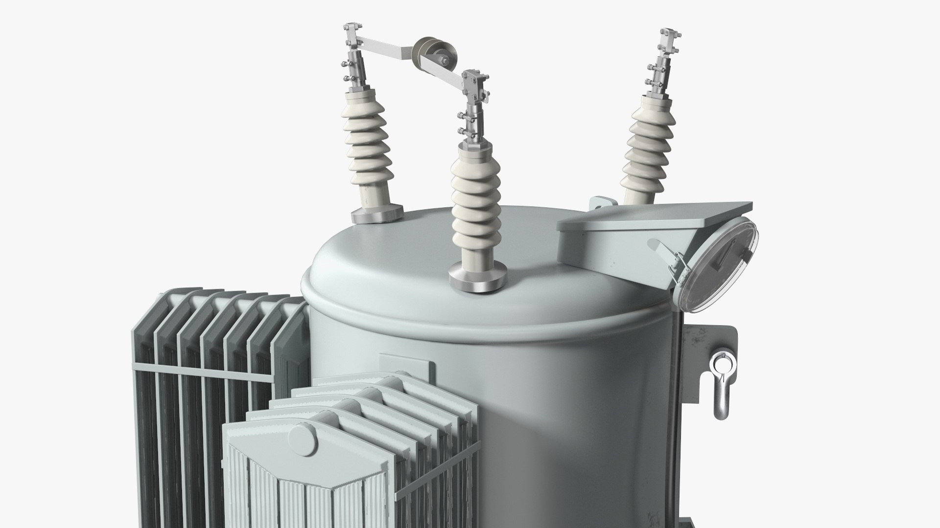 3D Worker Servicing Power Distribution Voltage Regulator - TurboSquid ...