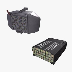 3D Helicopter Flares Dispensers Collection