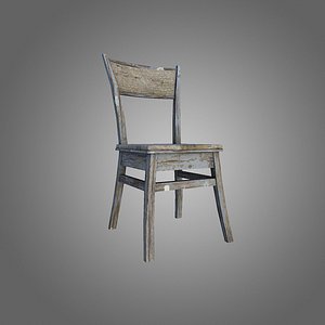 3d model old chair