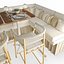 High Sofa And Stool Kith Ethimo Set 3D model
