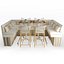 High Sofa And Stool Kith Ethimo Set 3D model