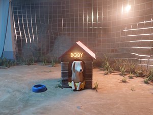 night animation 3D model