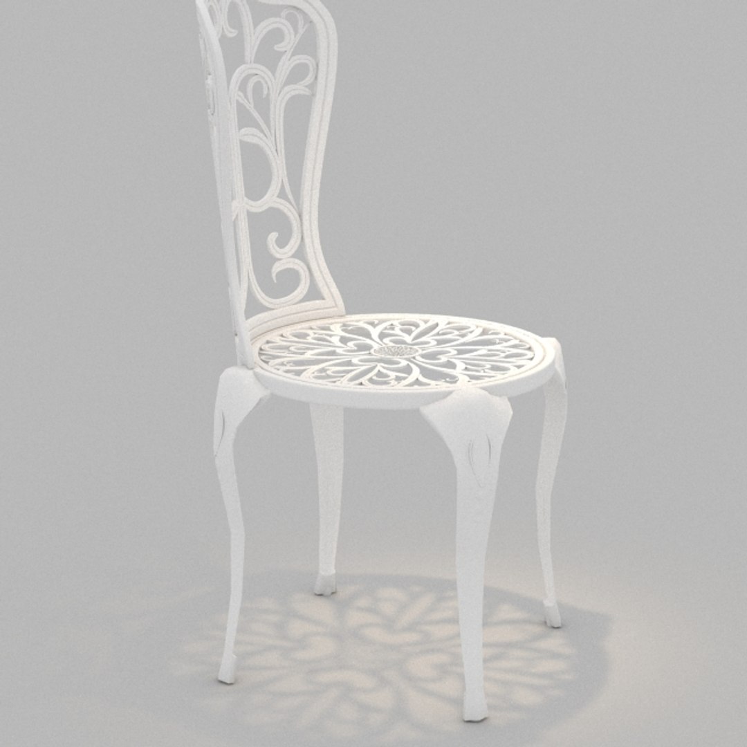 Scrollwork Chair Iron Max