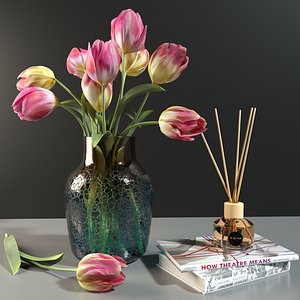 decor set tulips model