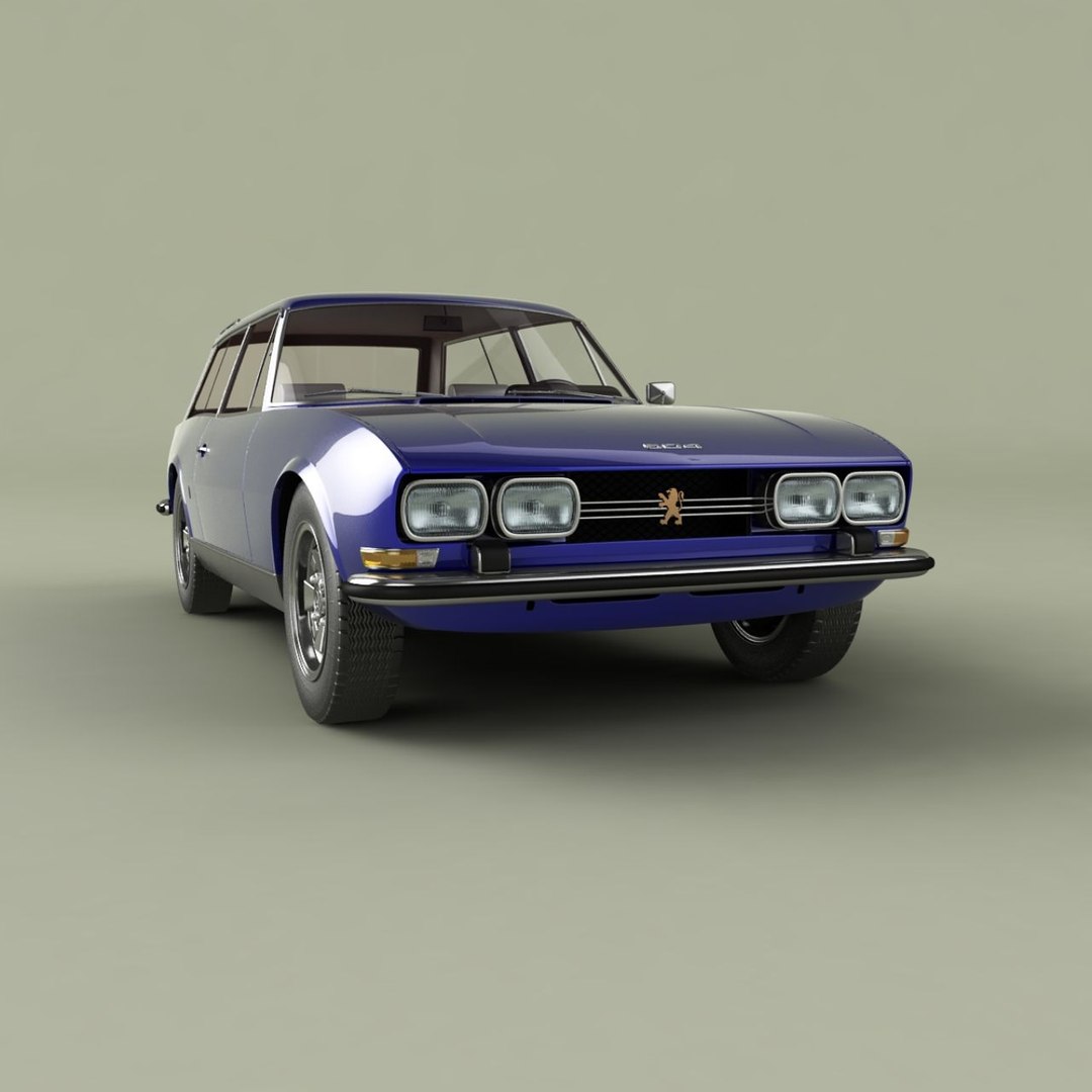 1971 Peugeot 504 Break Model - TurboSquid 1554542