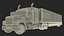 Camion merci con rimorchio futuristico attrezzato