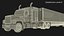 Camion merci con rimorchio futuristico attrezzato