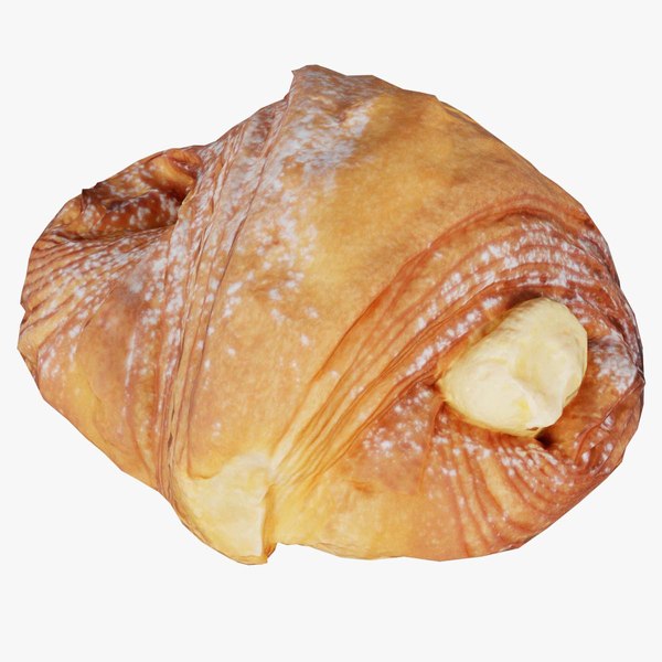 modelo 3d Croissant con pudín remasterizado - TurboSquid 2362189