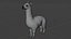 Alpaca Llama Collection rigged low poly