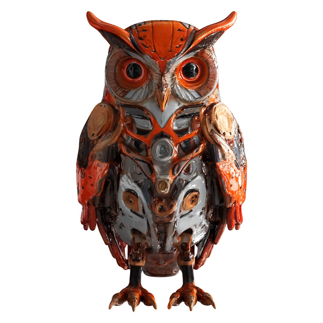 3D Robot Owl model https://p.turbosquid.com/ts-thumb/Cs/D61znJ/5K/2/jpg/1735801347/1920x1080/fit_q87/fadd1a5c8fa2f91145848f4fba41721e87b85e03/2.jpg