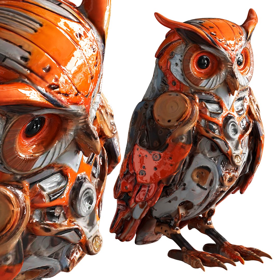 3D Robot Owl model https://p.turbosquid.com/ts-thumb/Cs/D61znJ/UA/8/jpg/1735801418/1920x1080/fit_q87/a7f2bb7af08eb2b0a84ba4bea1ff913dfca2ff07/8.jpg
