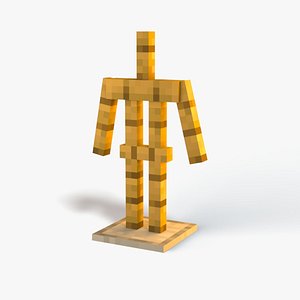 3D Minecraft Armor Stand Rig
