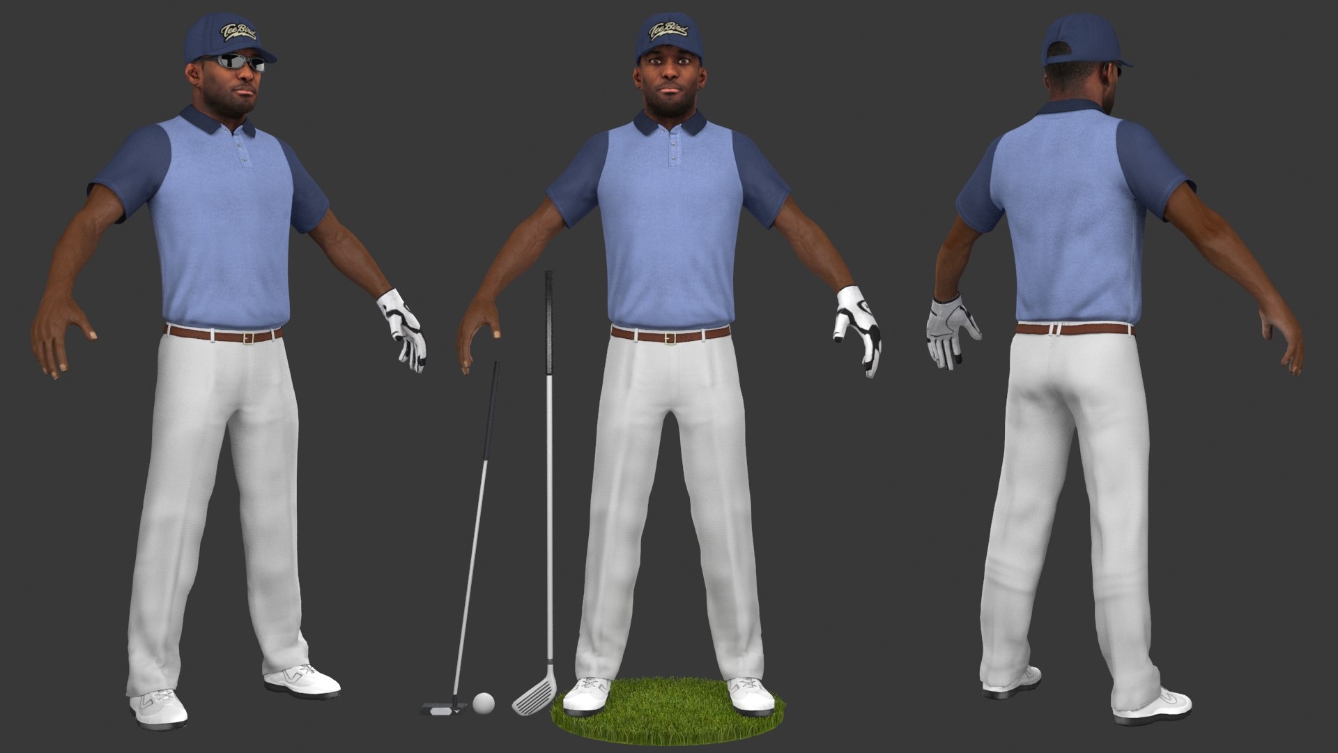 3D Golfers Rigged model https://p.turbosquid.com/ts-thumb/Cs/IxqN7D/EX/1c/jpg/1636112602/1920x1080/fit_q87/5433e613cc65e031040283c5f7762081c9f3f0b5/1c.jpg