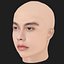 Cabeça Vachirawit Low Poly Brilhante