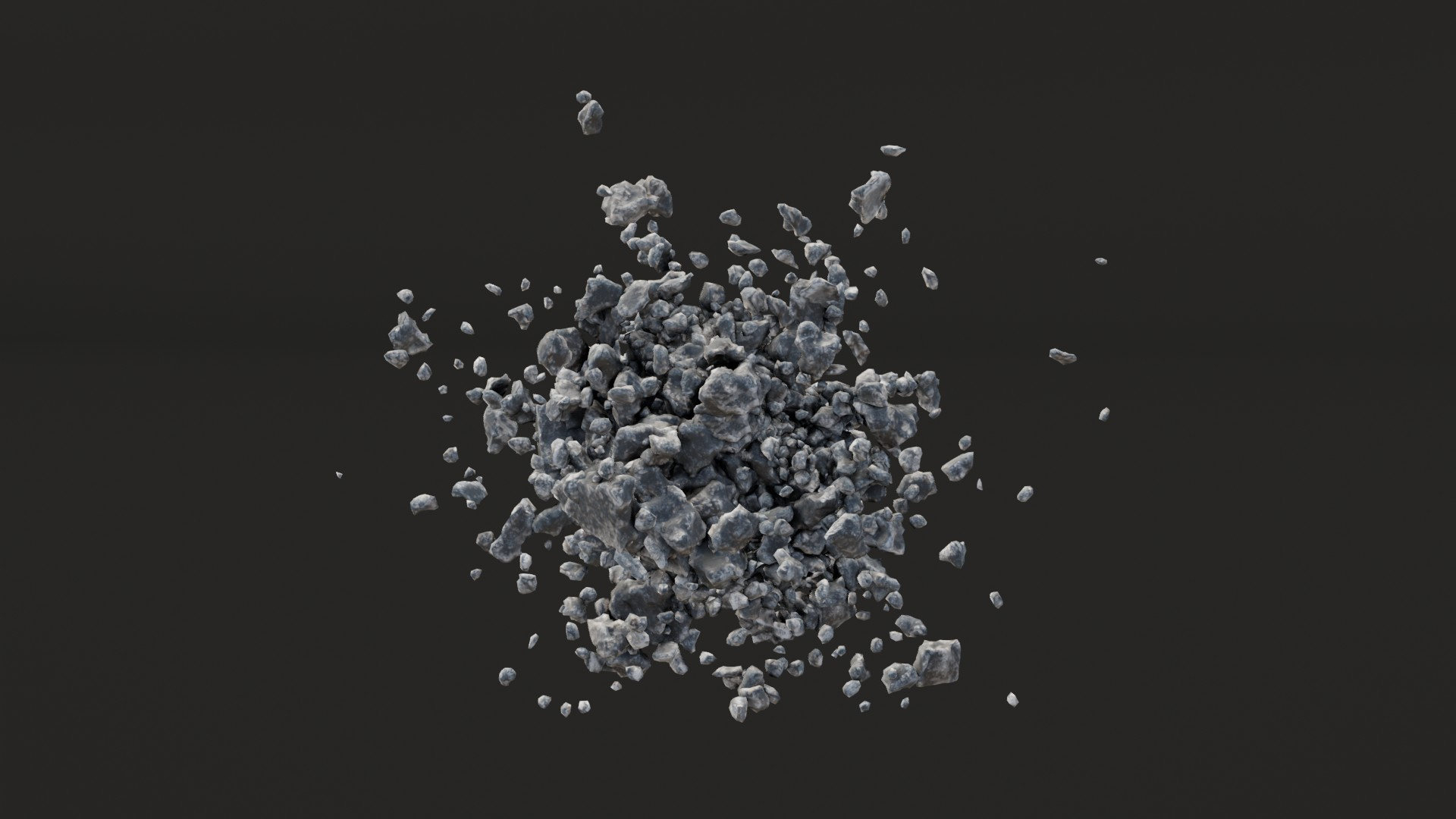 3D Animated Concrete Explode Random Model TurboSquid 1778139