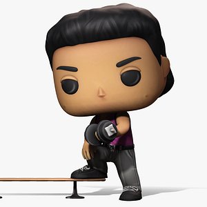 3D Gym Trainer Funko Style Figurine  3D Print Model model