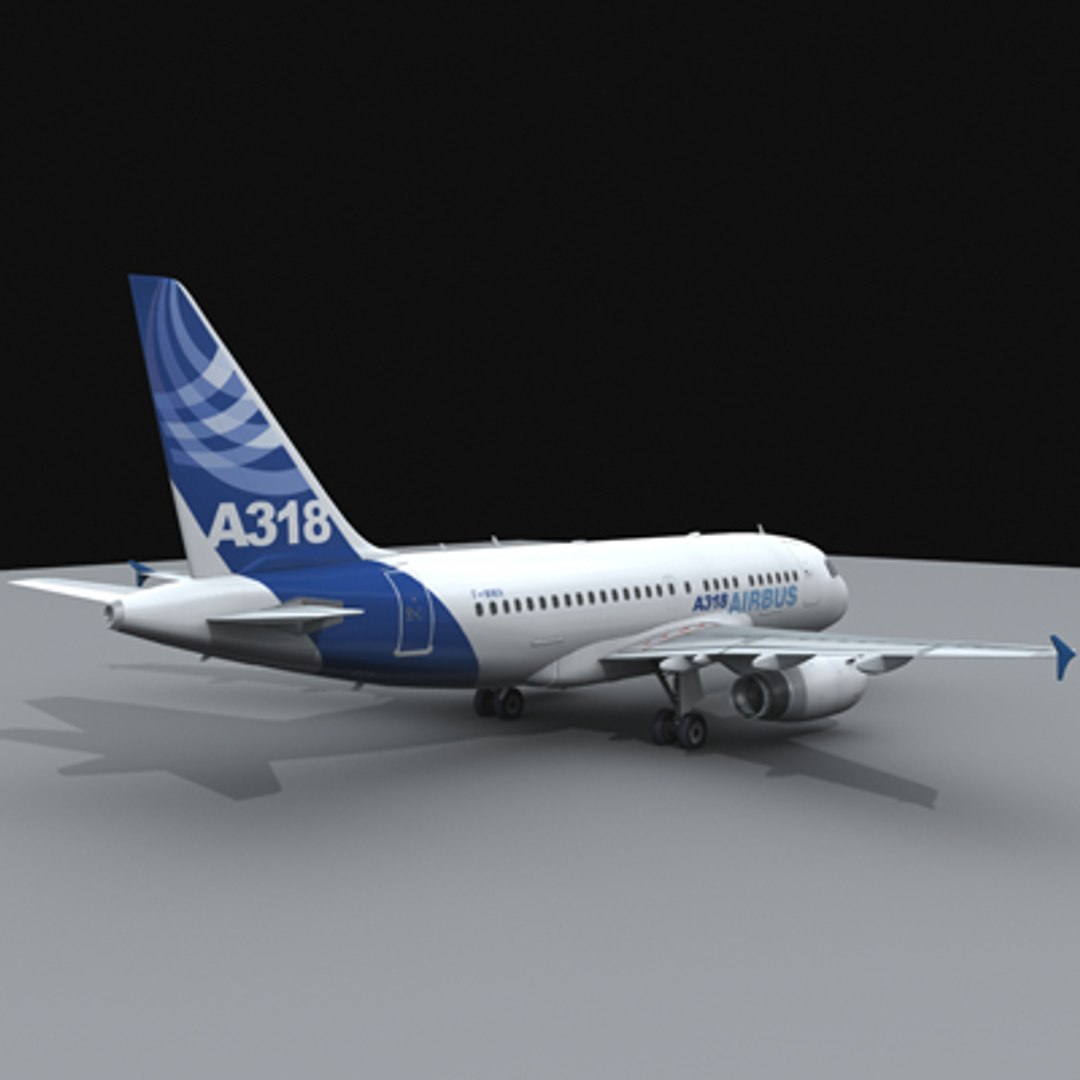 Airbus A318 3d Model
