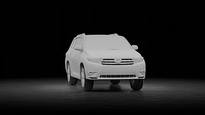 Toyota Highlander 2011 3D model