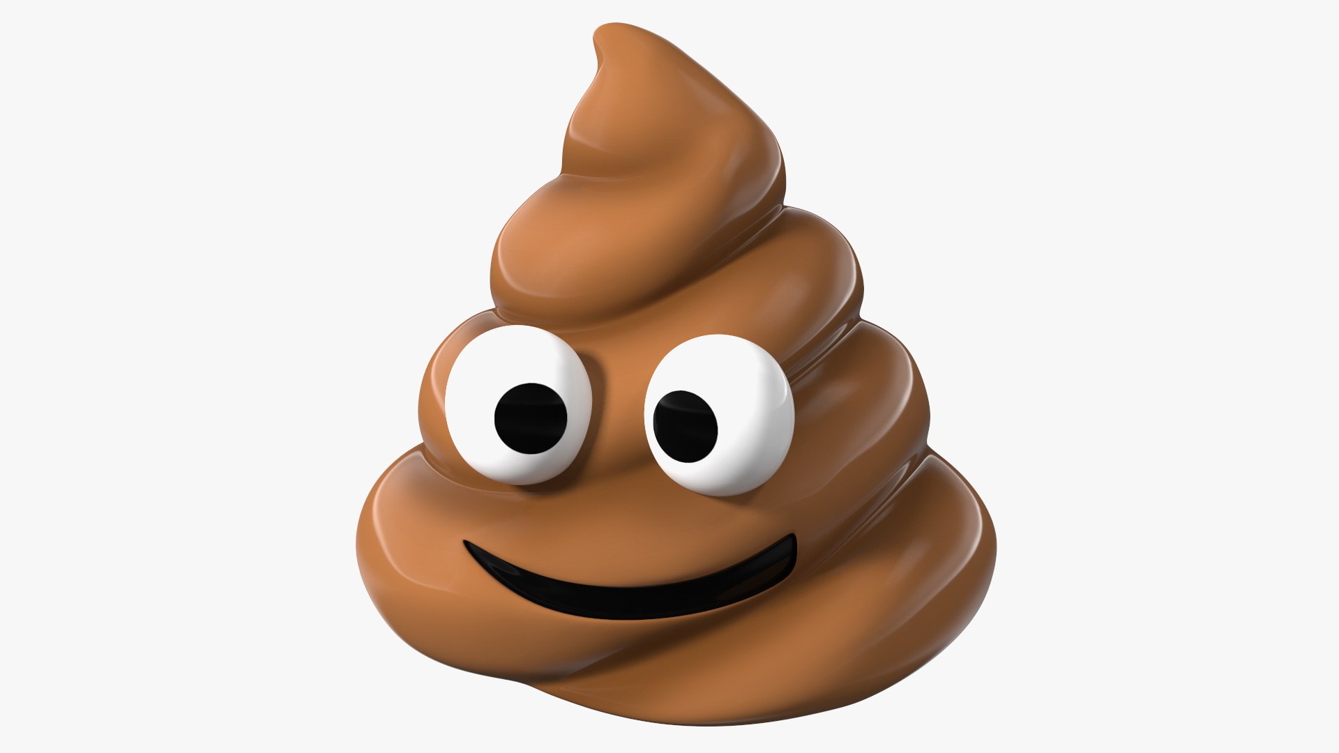 Smiling Face Poop Emoji Smile 3D model preview