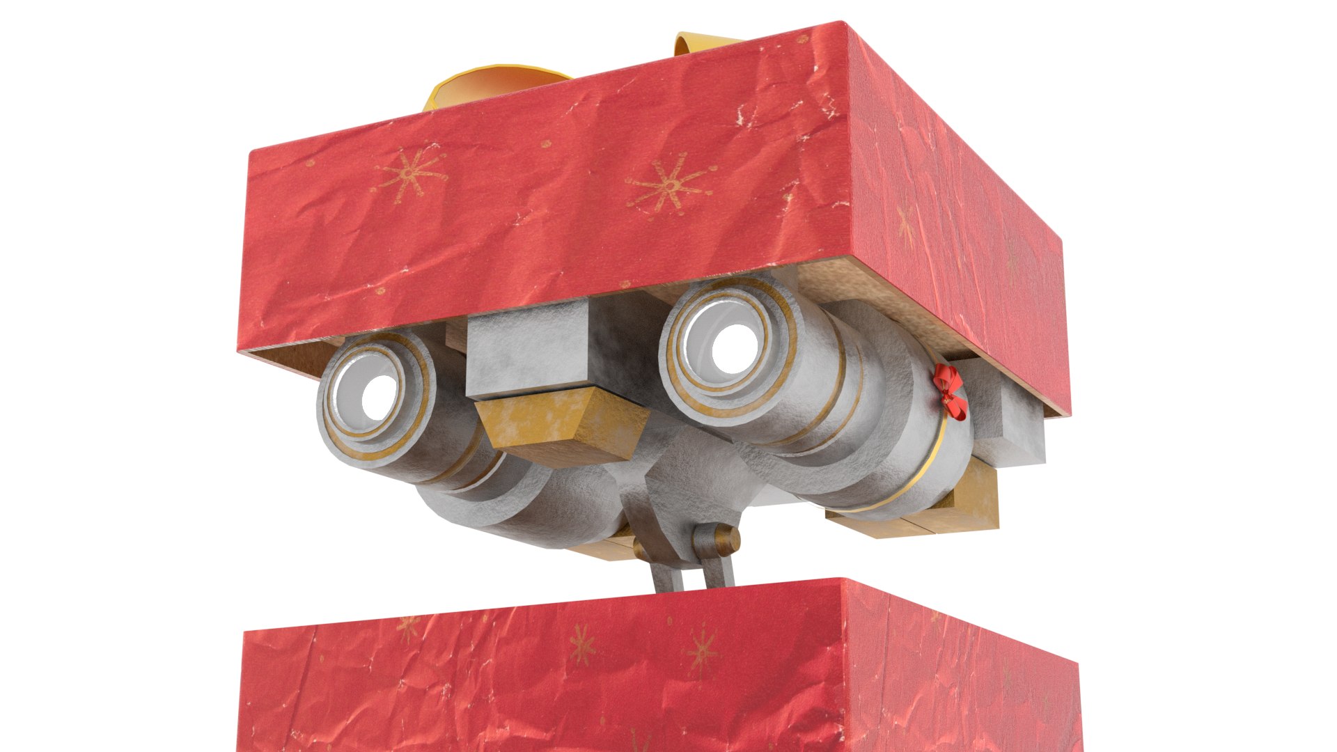 3D Gift Present Robot Rigged Low-poly - TurboSquid 2004151
