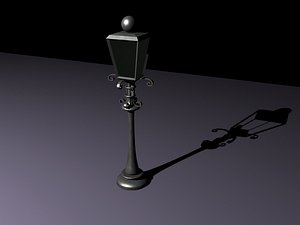 street lamp 3d max