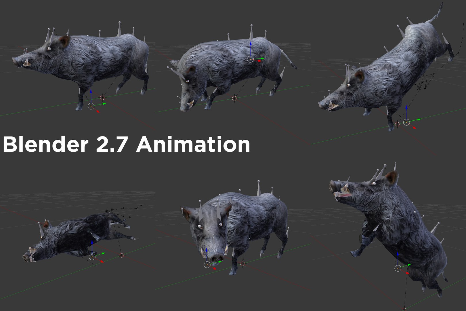 3D Model Wild Boar Rigged Ready - TurboSquid 1253567